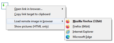 Browser Drop-Down Menu